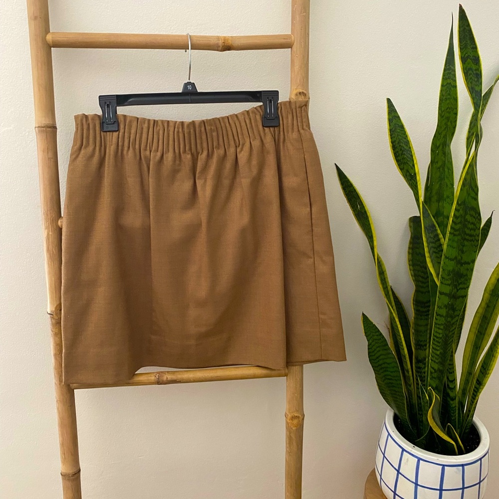 J. Crew | Camel Wool Skirt 12